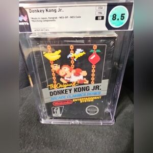 NES Donkey Kong Jr. CIB WATA GRADE 8.5